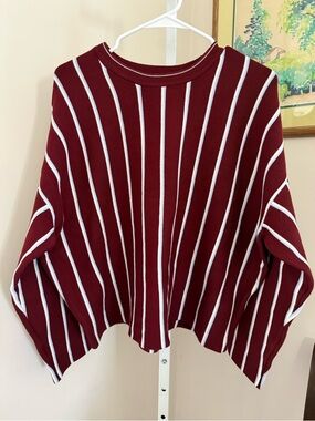 Future Collective Striped Crew Neck Sweater. NWT. Size Large.